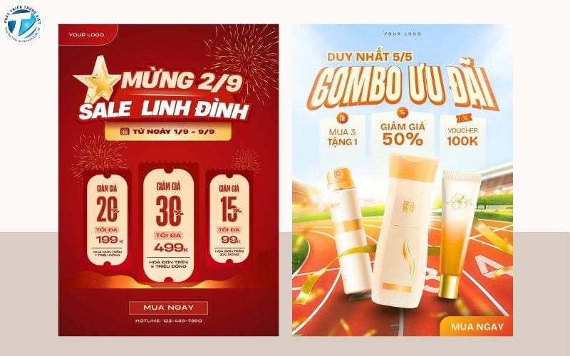 Poster quảng cáo khuyến mãi